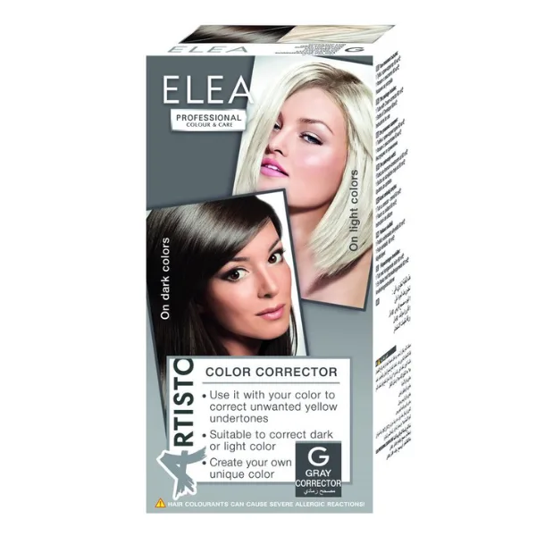 Corector de culoare G - Gri Artisto, Elea Professional | 120 ml SOLVEX COSMETICS INFINITY — preț și oferte