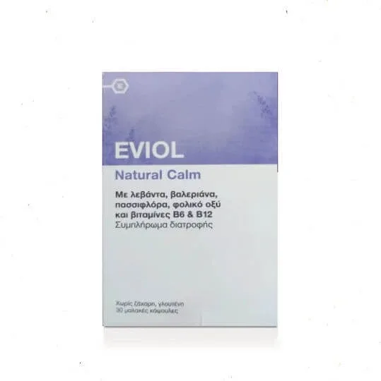 Eviol Natural Calm Supliment pentru Anxietate 30 capace 30 softgels — preț și oferte