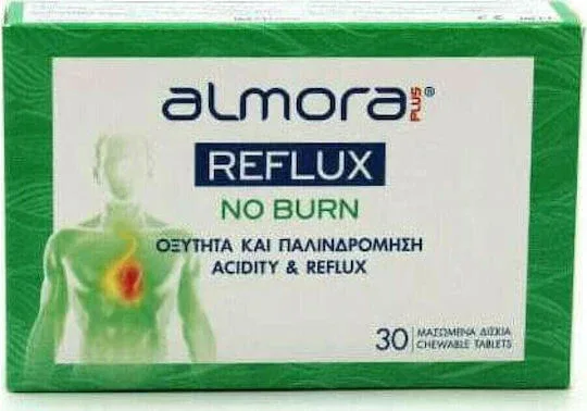 almora PLUS® Reflux No Burn Supliment Alimentar Special 30 tablete masticabile — preț și oferte