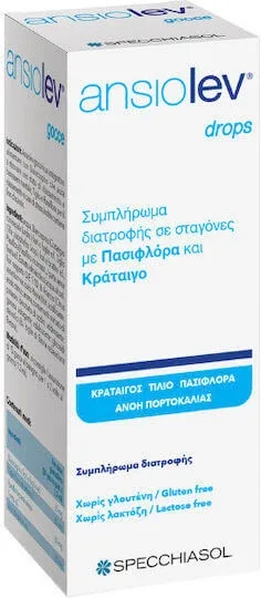 Specchiasol Ansiolev Instant Drops Supliment pentru Anxietate 20ml — preț și oferte