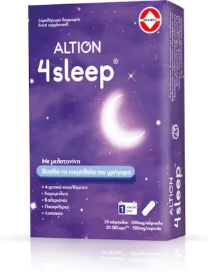 Altion 4Sleep Supliment pentru Somn 30 capace
