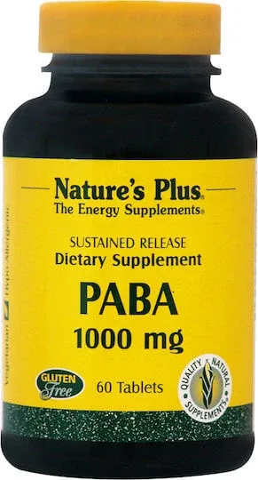 Nature's Plus Paba 1000mg Supliment Alimentar Special 60 file