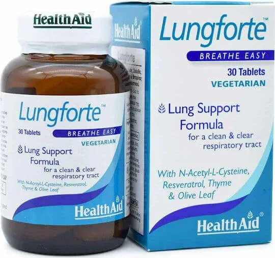 Health Aid Lungforte Breathe Easy Supliment Alimentar Special 30 file — preț și oferte