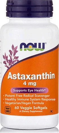 Now Foods Astaxanthin Supliment Alimentar Special 60 capsule veget — preț și oferte