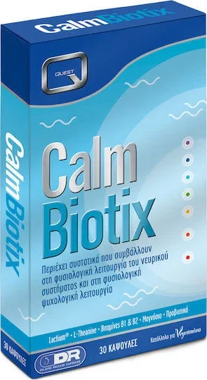 Quest Calm Biotix Supliment pentru Anxietate 30 capace — preț și oferte