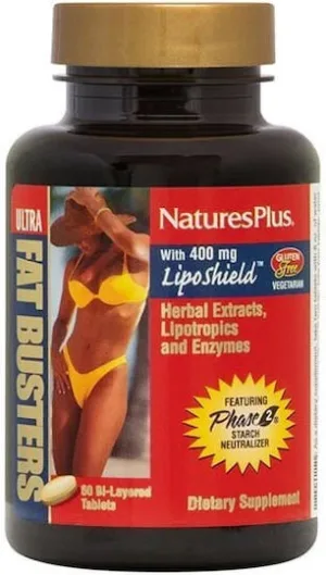 Nature's Plus Ultra Fat Busters LipoShield 400mg Supliment pentru Slăbire 60 file Bilayer