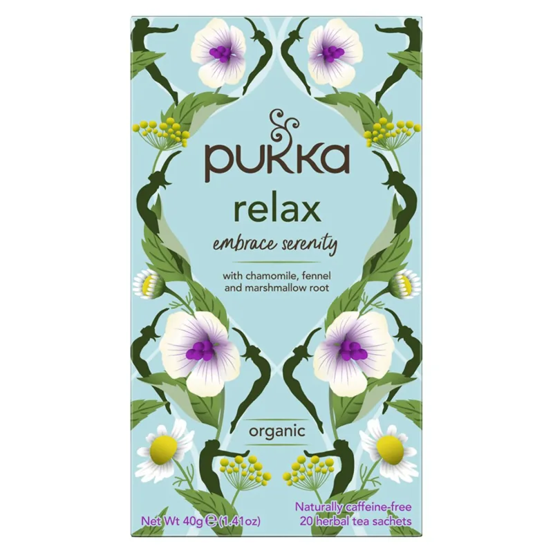 Pukka, ceai Relax BIO, 20 pliculețe — preț și oferte