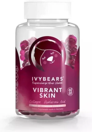 IvyBears Vibrant Skin Supliment Alimentar Special 60 bomboane de jeleu Afine