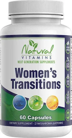 Natural Vitamins Women's Transitions Supliment pentru Menopauză 60 capace