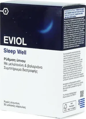 Eviol Sleep Well Supliment pentru Somn 30 softgels