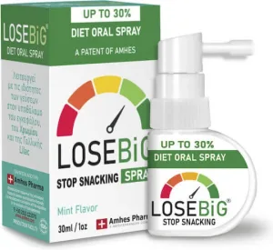 Amhes Losebig Spray Supliment pentru Slăbire 30ml Mint