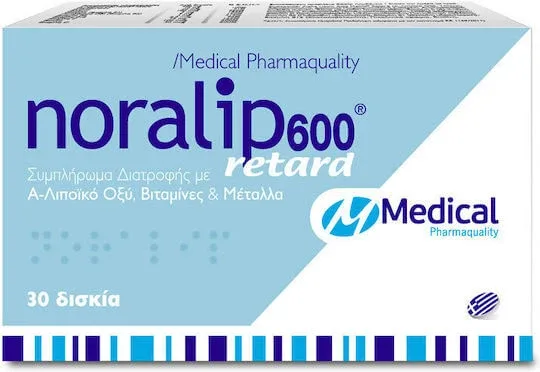 Medical Pharmaquality Noralip 600 Retard Supliment Alimentar Special 30 file — preț și oferte