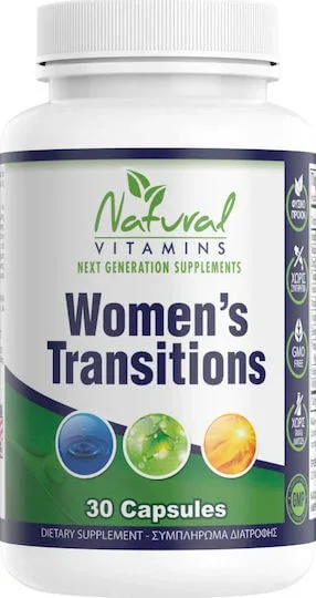Natural Vitamins Women's Transitions Supliment pentru Menopauză 30 capace