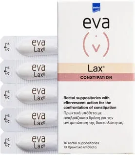 InterMed Eva Constipation Lax Supozitoare 10buc — preț și oferte