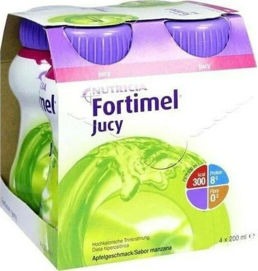 Nutricia Fortimel Jucy Supliment Alimentar Special 4 x 50ml Măr — preț și oferte