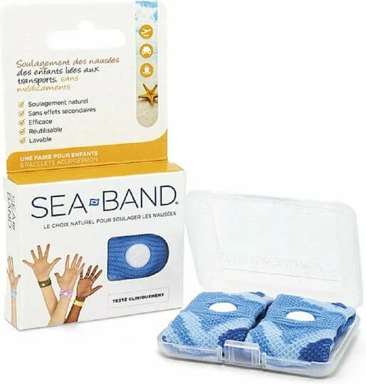 Sea Band Children's Travel Sickness Albastru Benzi pentru Greață 2buc — preț și oferte