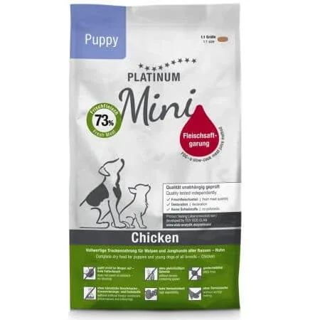 Hrana uscata cu pui pentru catei juniori de talie mica Mini Junior Dog, 900 g, Platinum — preț și oferte