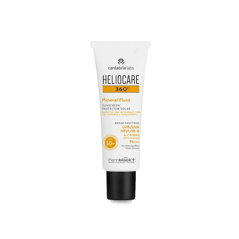 Heliocare 360º Mineral Tolerance Fluid SPF 50+ Protecție solară, 50ml — preț și oferte