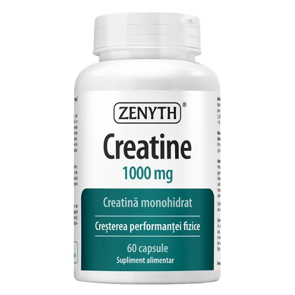Creatina 1000 mg, Zenyth | 60 capsule — preț și oferte