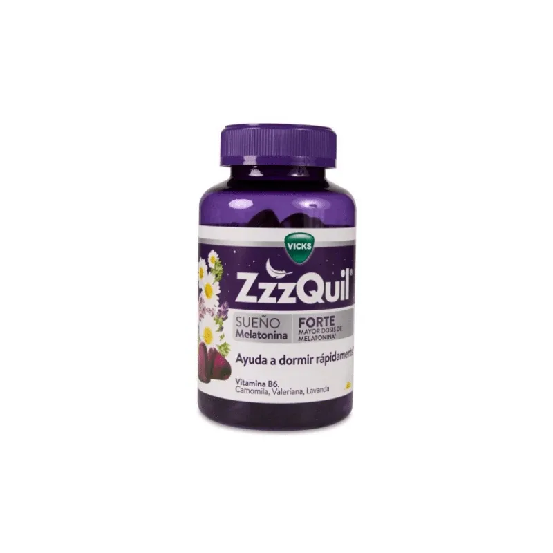 Vicks ZzzQuil FORTE 1.9mg 60 Gummies Forest Berry Flavour — preț și oferte