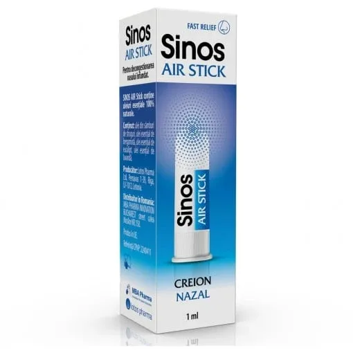 Creion nazal Sinos Air Stick, MBA Pharma | 1 ml — preț și oferte