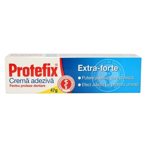 Crema adeziva pentru fixarea protezei dentare Protefix Extra-Forte | 40 ml DOPPELHERZ — preț și oferte