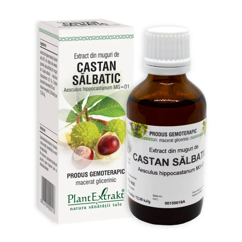Extract din muguri de Castan salbatic, 50 ml, Plant Extrakt PLANTEXTRAKT — preț și oferte