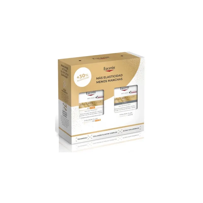 Eucerin PACK Elasticity+Filler Day Anti-Ageing SFP30, 50ml + Elasticity+Filler Night 50ml — preț și oferte