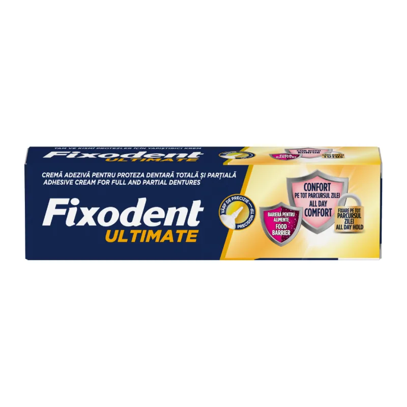 Crema adeziva pentru proteza dentara Ultimate Fresh, Fixodent, P&G | 40 gr — preț și oferte
