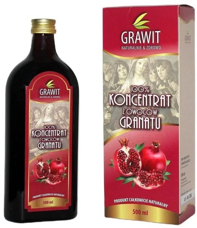 Concentrat de fructe de rodie Gravit 100 % 500 ml — preț și oferte