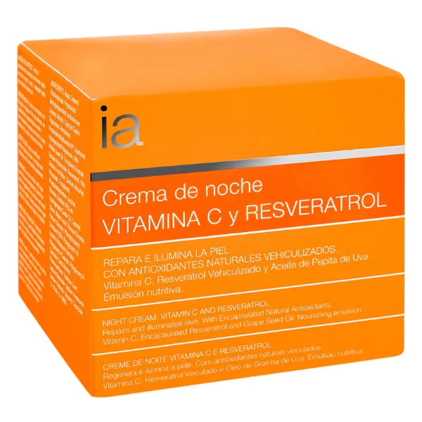 Crema antiage de noapte cu Vitamina C si resveratrol, Interapothek | 50 ml — preț și oferte