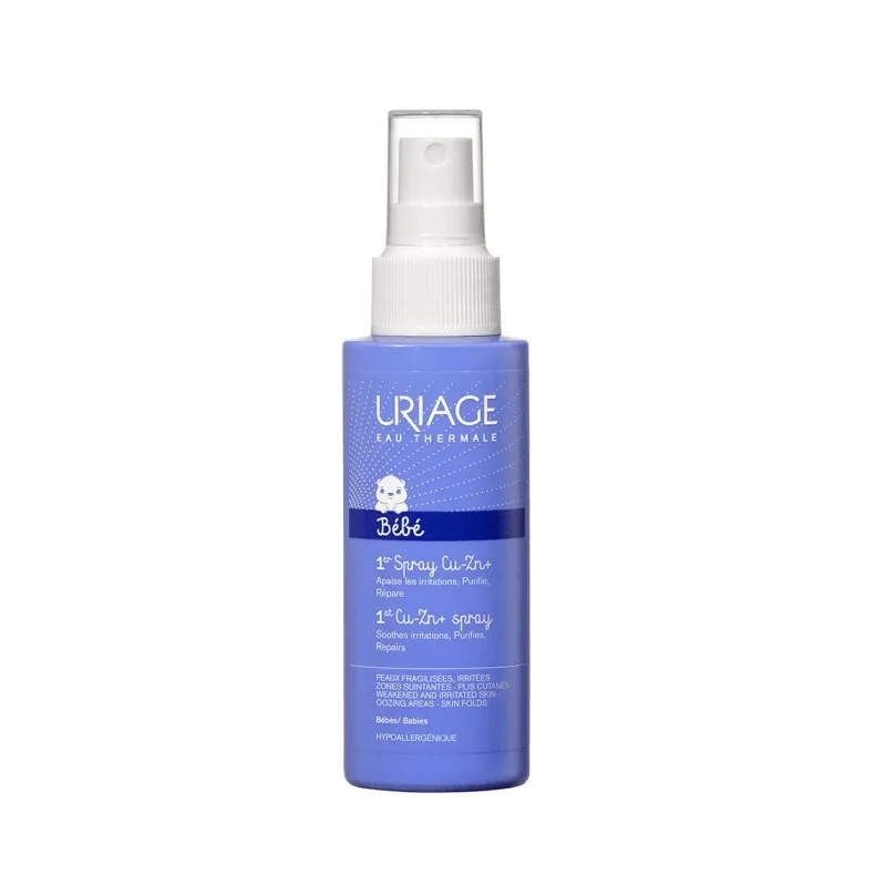 Uriage Bebe 1er Spray de uscare și reparare cu cupru și zinc 100ml — preț și oferte