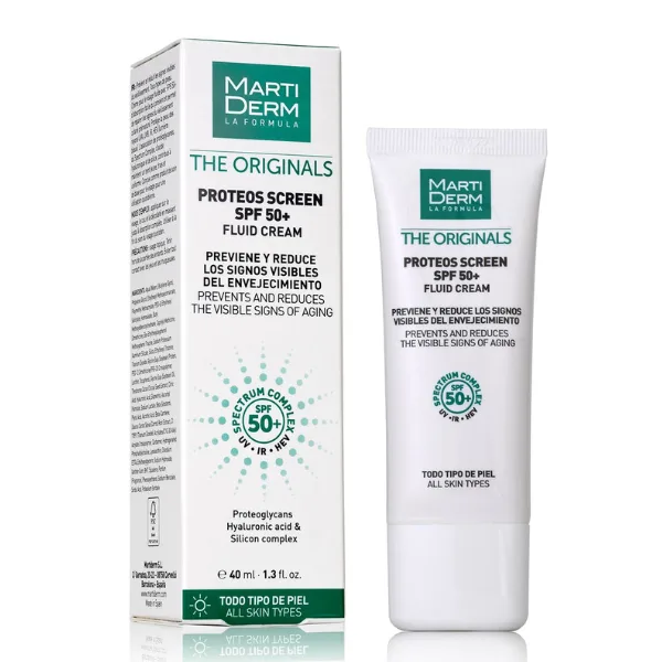 Crema anti-age SPF50 Proteos Screen, The Originals, Martiderm | 40 ml — preț și oferte