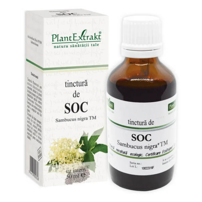 Tinctura de soc, 50 ml, Plant Extrakt PLANTEXTRAKT — preț și oferte