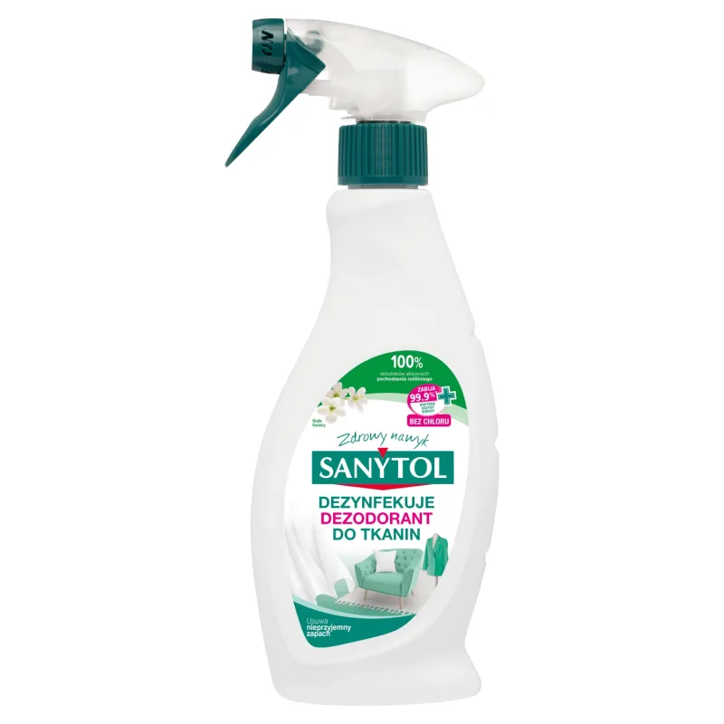 Sanytol, dezinfectant deodorant pentru țesături, flori albe, 500 ml — preț și oferte