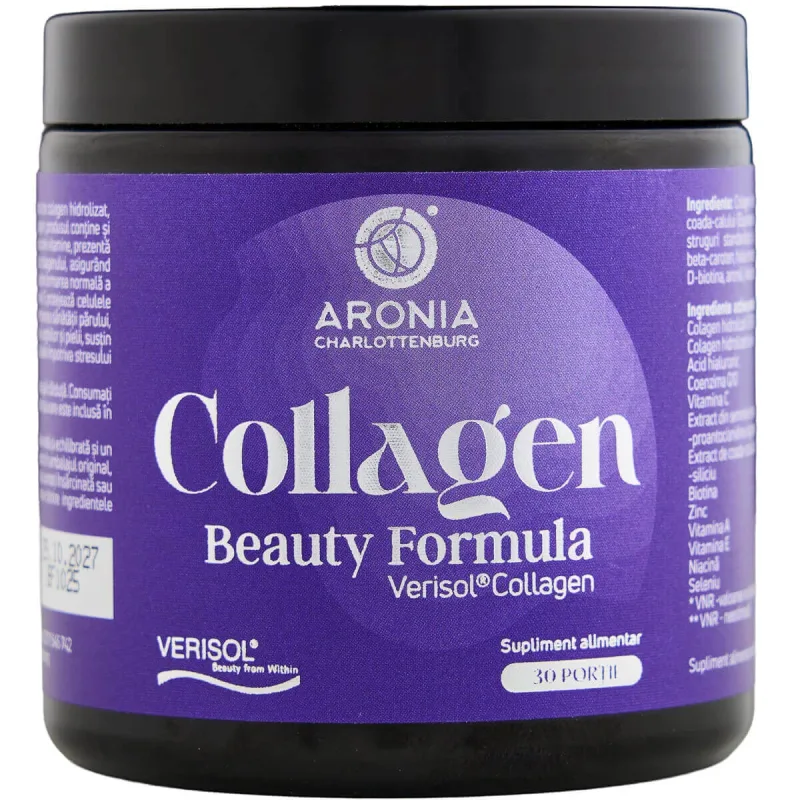 Collagen Beauty Formula — ritual zilnic de frumusețe, cu Colagen Verisol®, Coenzima Q10, CaroCare® Beta-Caroten, Acid Hialuronic, Biotina, plante și nutrienți esențiali — preț și oferte