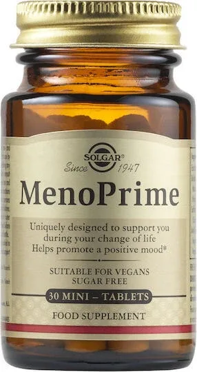 Solgar MenoPrime Supliment pentru Menopauză 30 file — preț și oferte