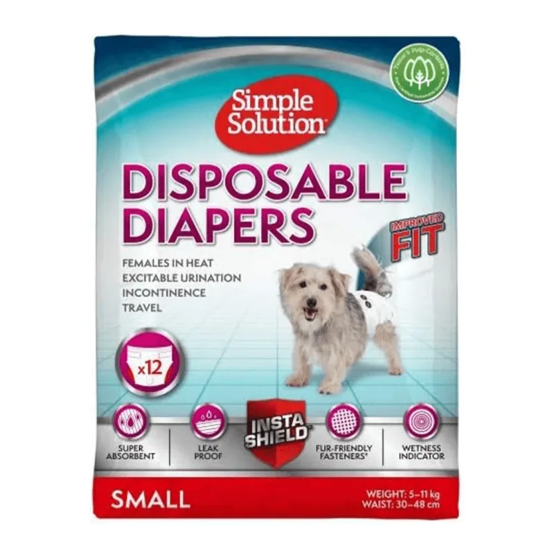 Simple Solution Scutece Caini Small 12 buc — preț și oferte