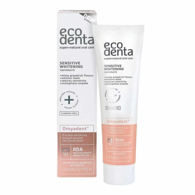 Pastă de dinți albitoare pentru dinți sensibili cu complex Omyadent 100 ml Ecodenta — preț și oferte