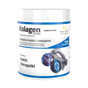 Noble Health Colagen + Glucozamină și vitamina C, 100 g