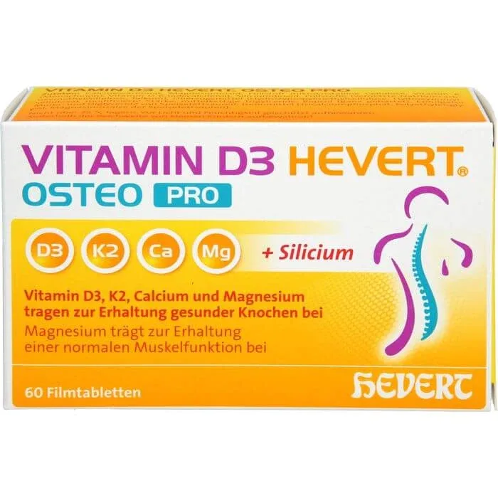 VITAMINA D3 HEVERT Osteo Pro Comprimate filmate 60 Capsule — preț și oferte