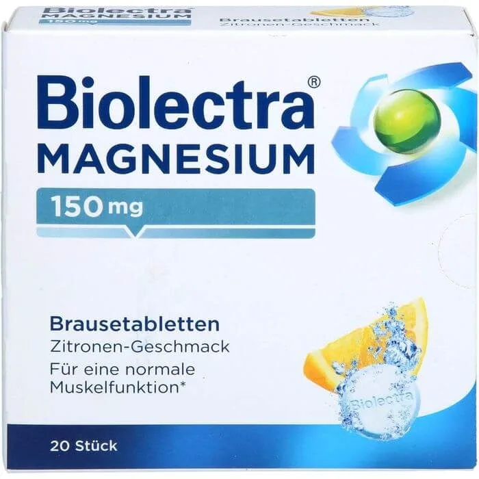 BIOLECTRA Magneziu 150 mg Tablete efervescente cu lămâie 20 Capsule — preț și oferte