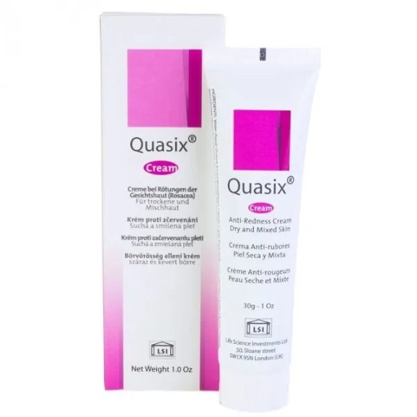 Crema anti-roseata Quasix, Life Science Investments | 30 g — preț și oferte