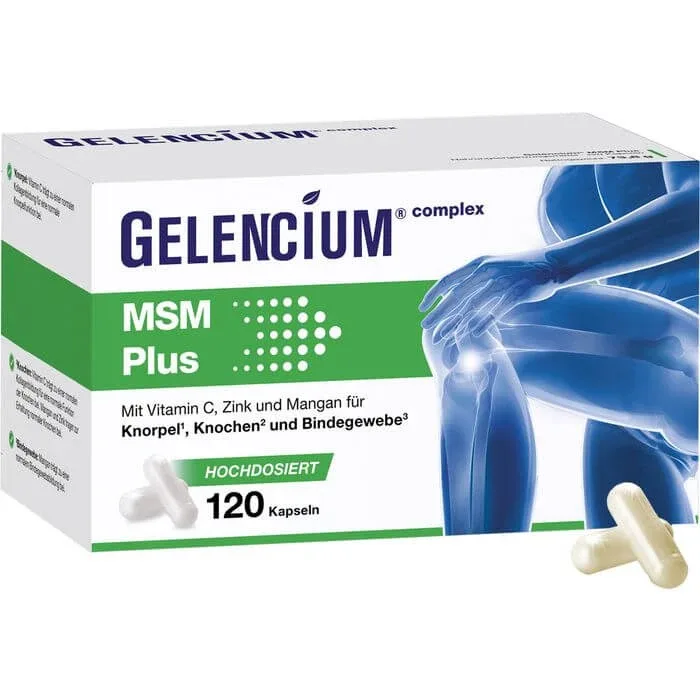 GELENCIUM MSM Plus Capsule+Vitamina C în doză mare 120 Capsule — preț și oferte