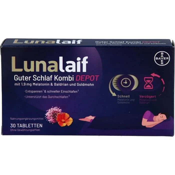 LUNALAIF Somn bun Combi Depot Tablete 30 Capsule — preț și oferte