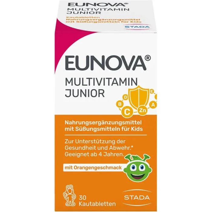 EUNOVA Junior comprimate masticabile cu aromă de portocale 30 buc. — preț și oferte