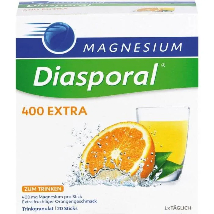 MAGNESIUM DIASPORAL 400 Extra Granule de băut 20 Capsule — preț și oferte