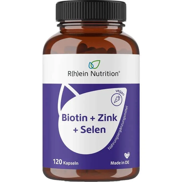 BIOTIN+ZINC+Selenium pentru piele, păr și unghii Capsule 120 Capsule — preț și oferte
