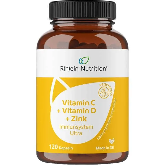 VITAMINA C+VITAMINA D+Zinc Sistem imunitar Ultra Capsule 120 Capsule — preț și oferte