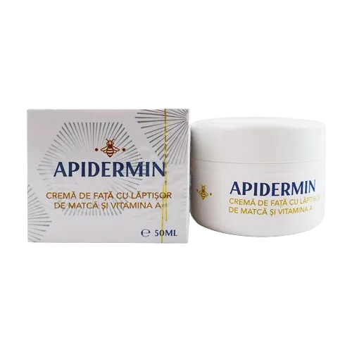 Crema Apidermin cu laptisor de matca si Vit A, Complex Apicol | 50 ml — preț și oferte